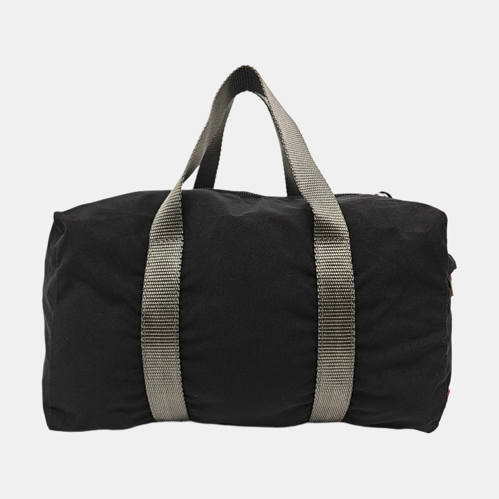 Fabric Top Handle Bag Black