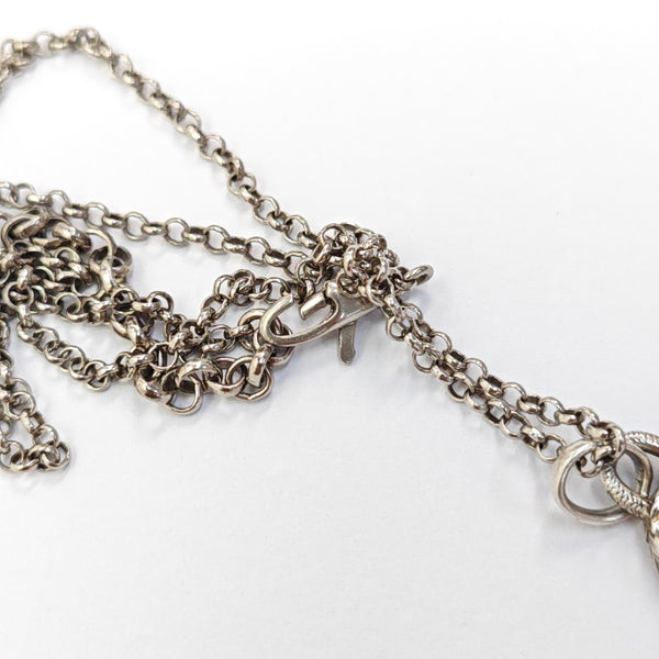Interlocking G 925 Sterling Silver Necklace