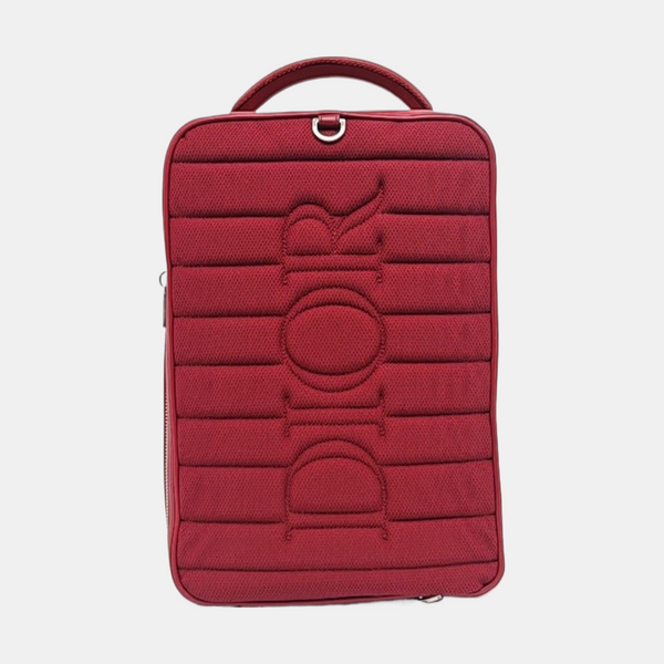 World Tour Large Calfskin Red