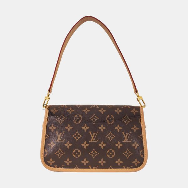 DIANE Monogram Coated Canvas Brown