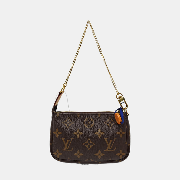 ACCESSOIRES Mini Monogram Coated Canvas Brown
