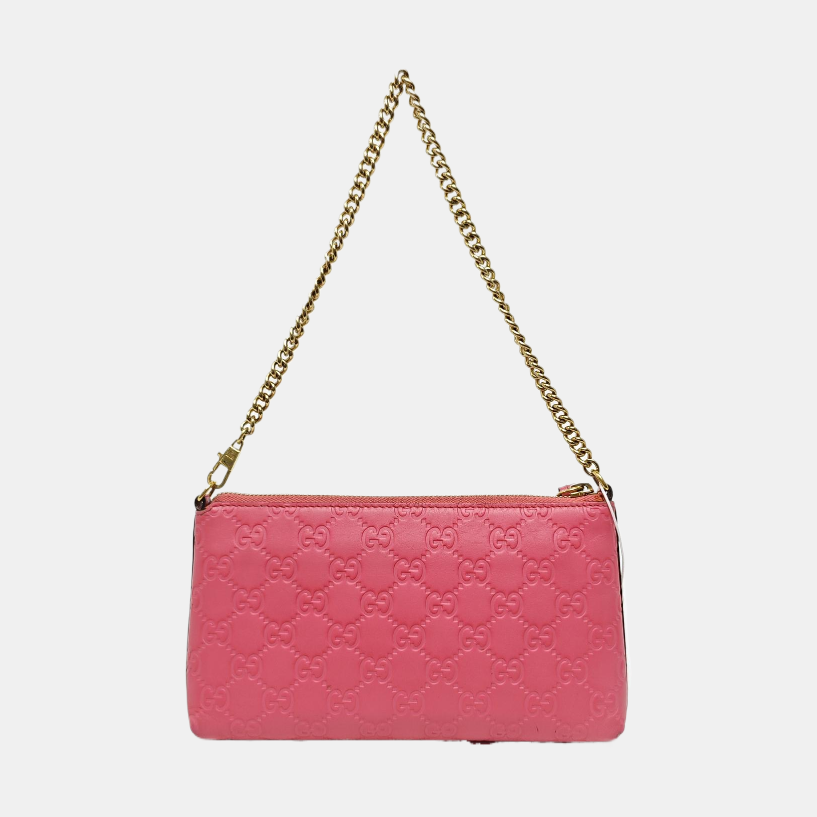 Monogram Calfskin Top Handle Bag Pink