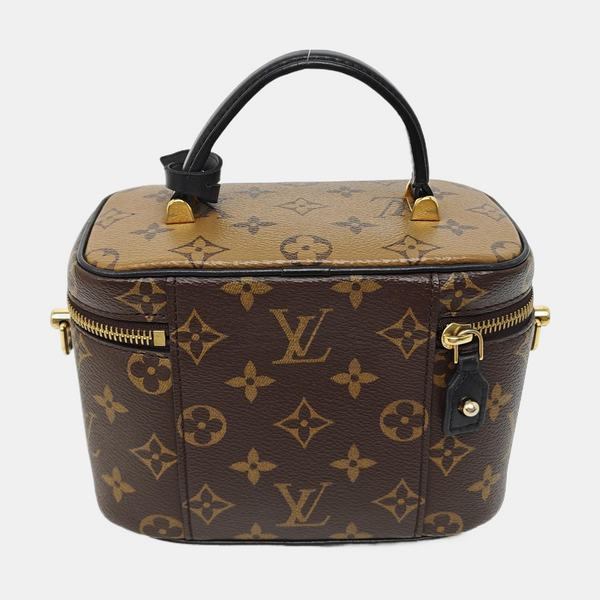 Vanity Chain Pouch Monogram Coated Canvas Brown