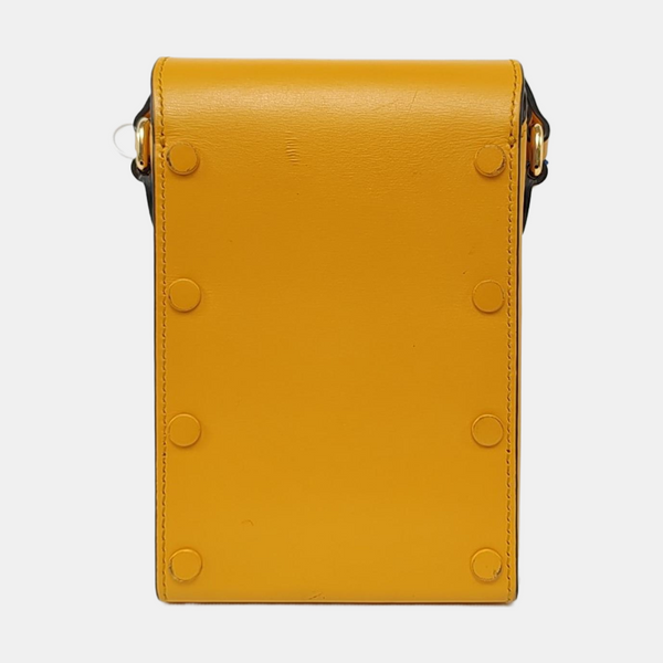 Authenticated pre-owned  Horsebit 1955 Mini Calfskin Yellow - Crossbody Bag at Looply