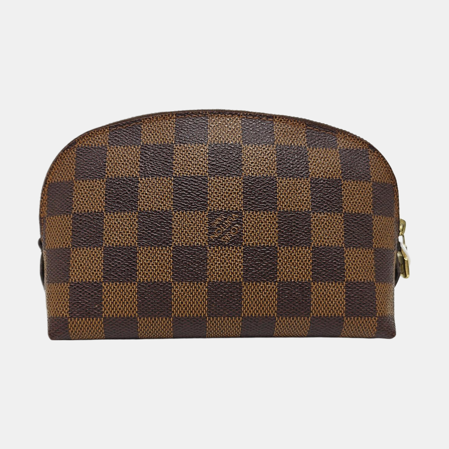 COSMETIC PM Damier Ebene Coated Canvas Brown