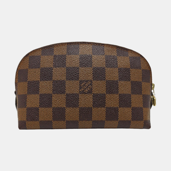 COSMETIC PM Damier Ebene Coated Canvas Brown
