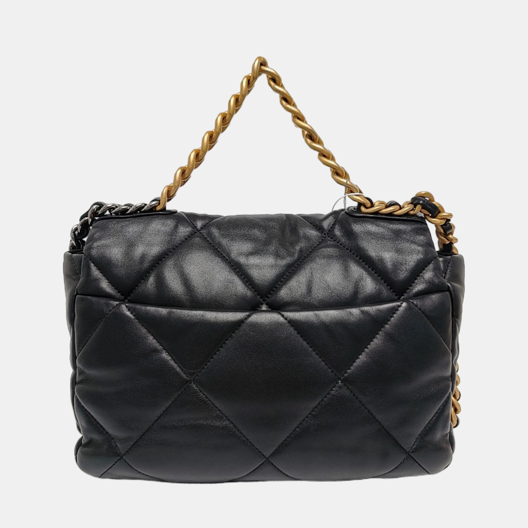 CHANEL 19 Medium Quilted Lambskin Black