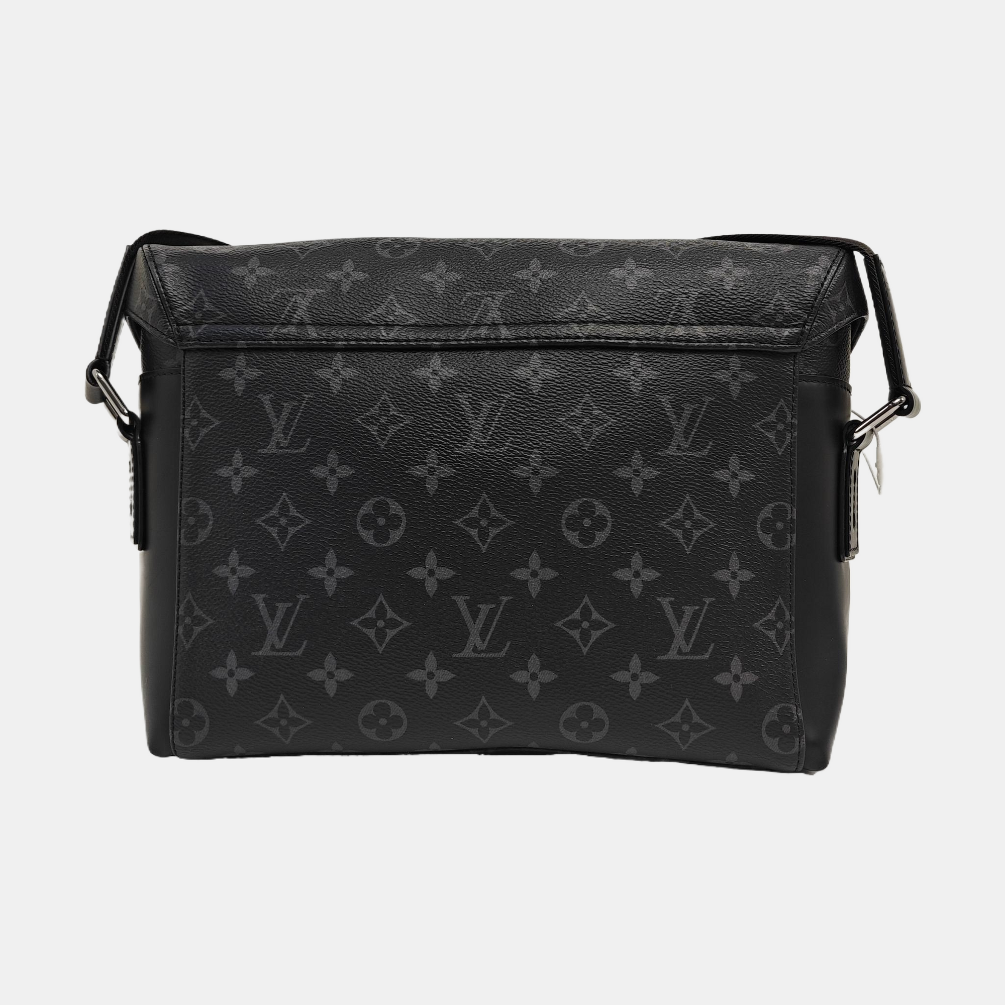 VOYAGER PM Monogram Coated Canvas Black