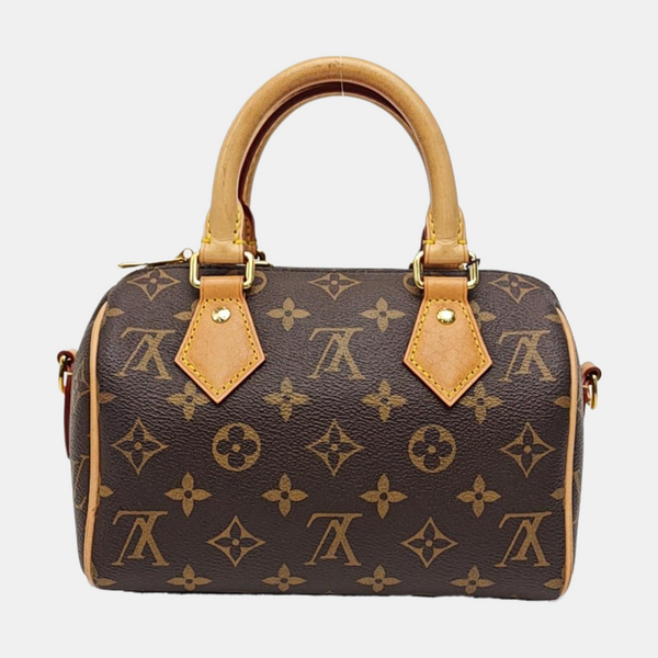 SPEEDY 20 Monogram Coated Canvas Brown