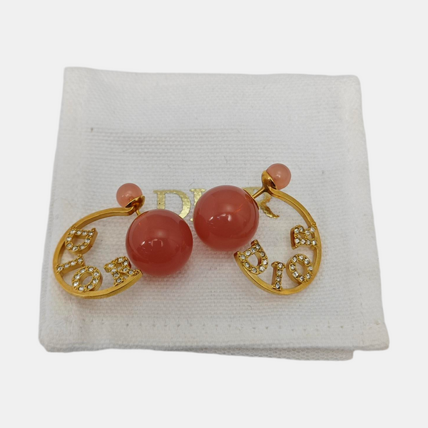 Metal Gold Stud Earrings