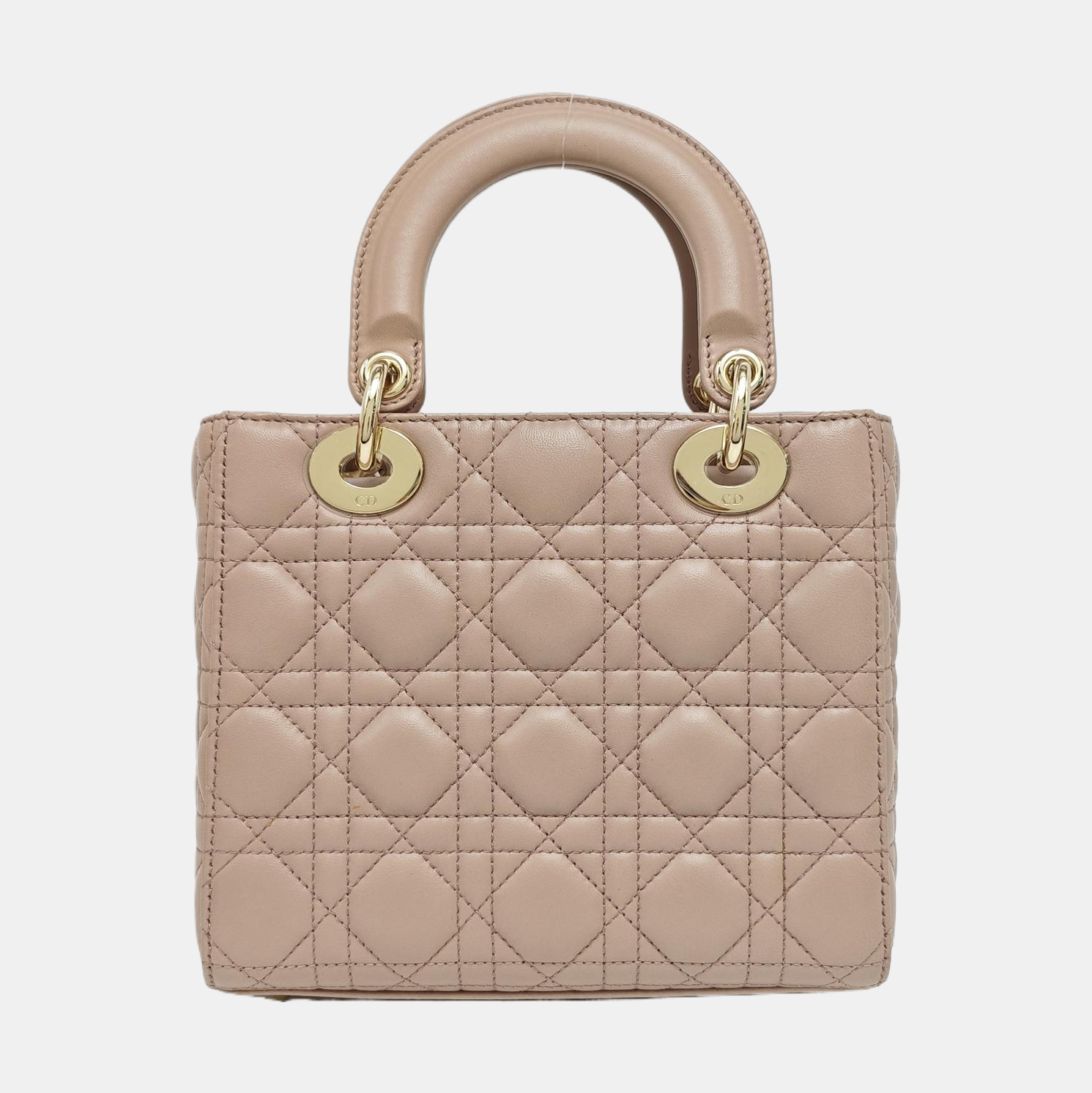 Lady Dior Small Cannage Lambskin Pink