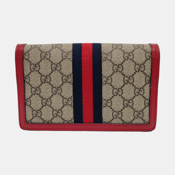 Queen Margaret Mini Monogram Coated Canvas Beige