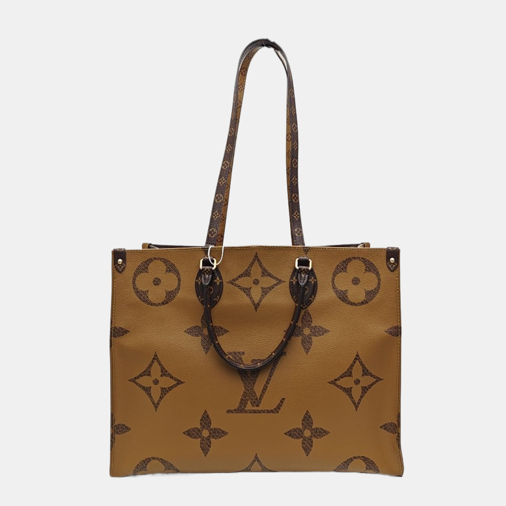 ONTHEGO GM Monogram Coated Canvas Brown