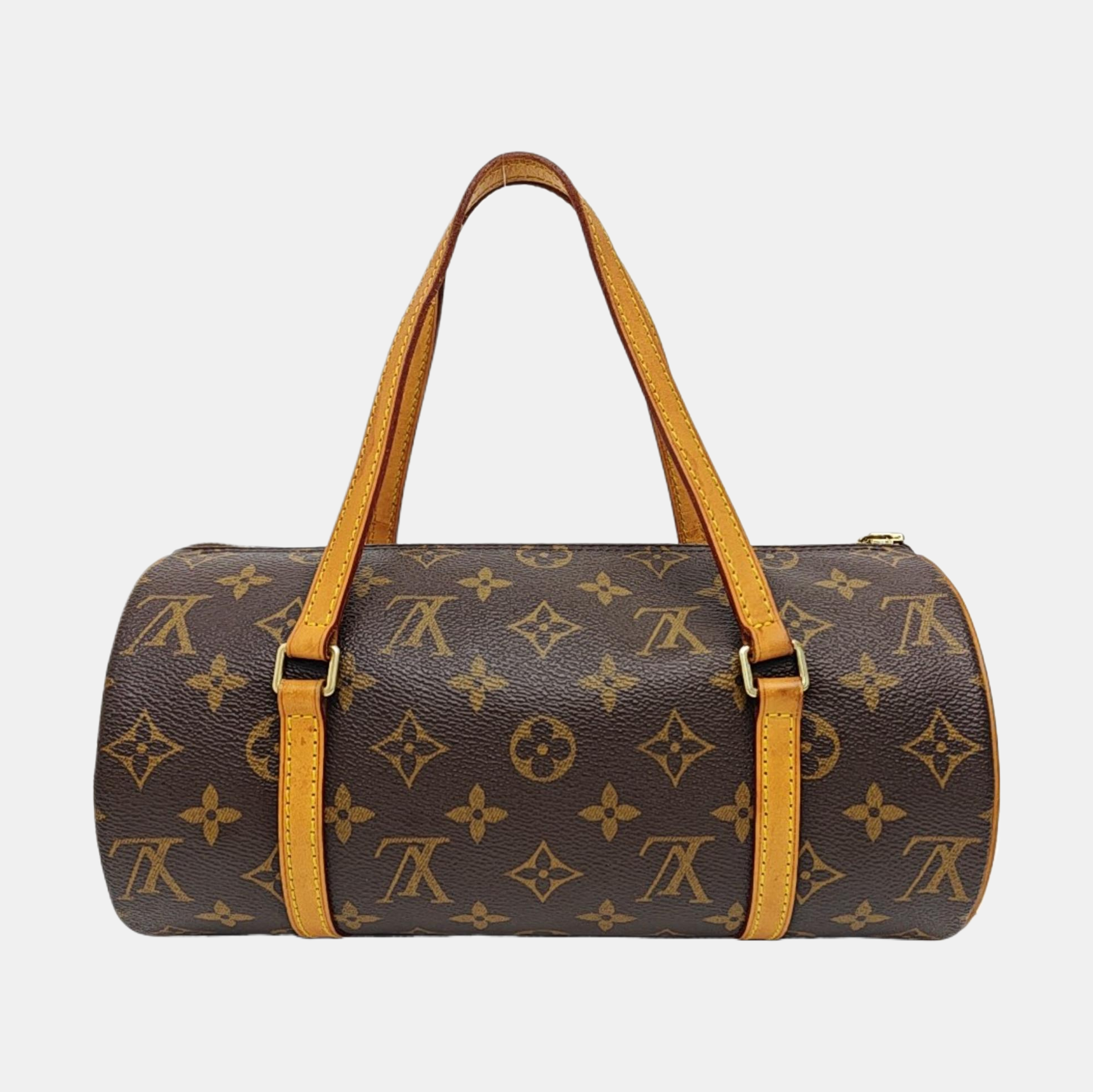 PAPILLON Monogram Coated Canvas Brown
