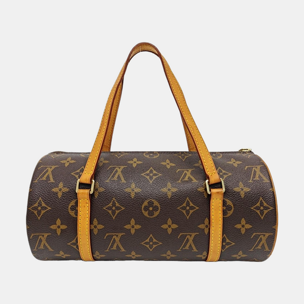 PAPILLON Monogram Coated Canvas Brown