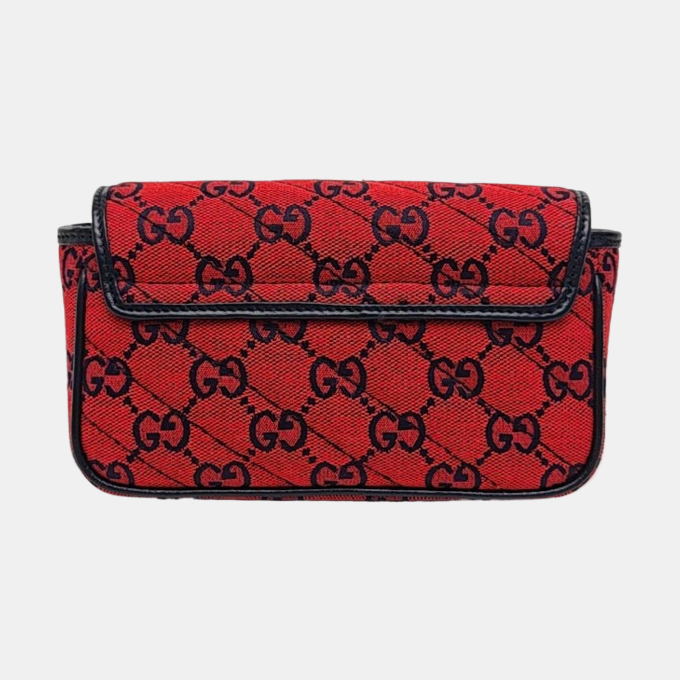 GG Marmont Mini Quilted Canvas Red