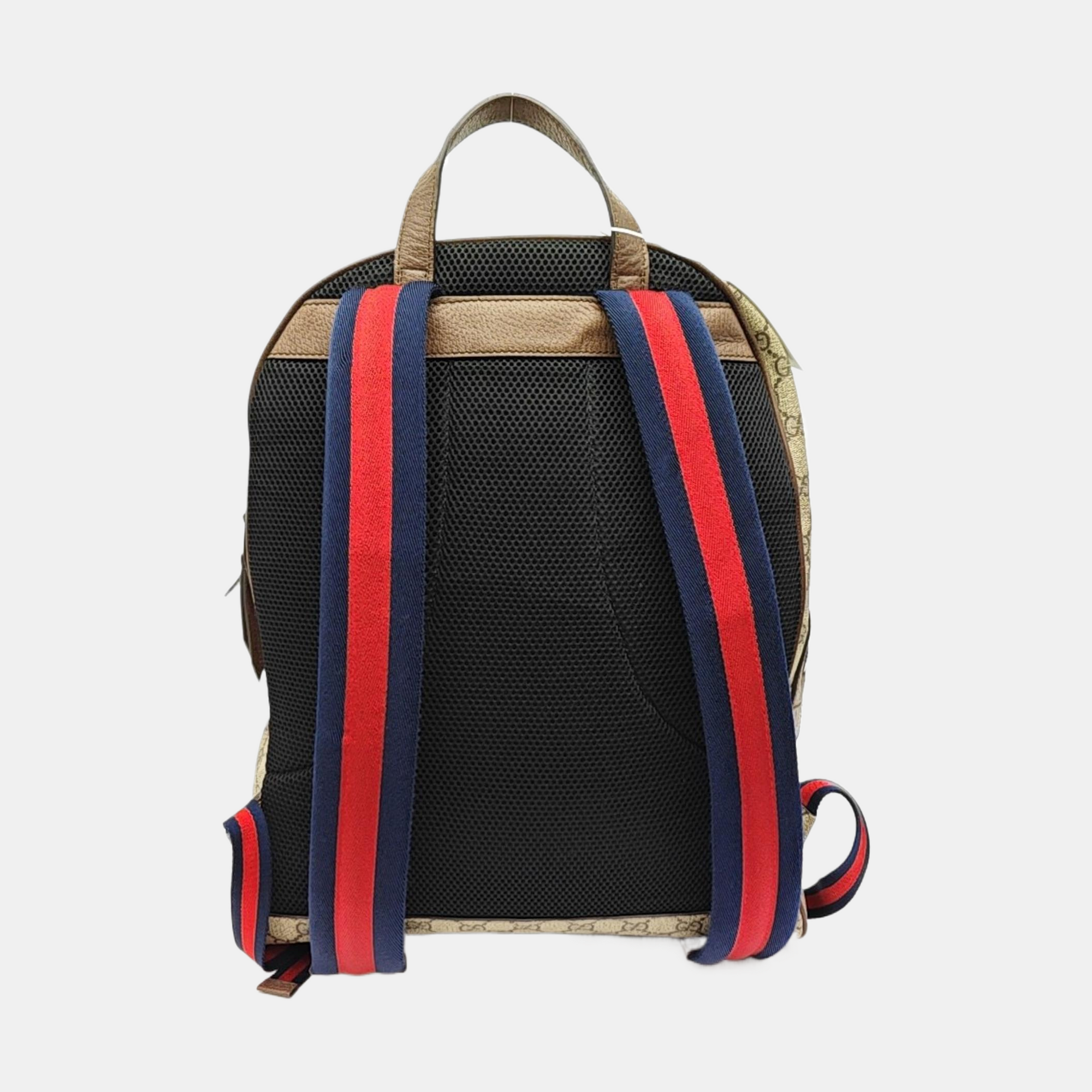 Monogram Coated Canvas Backpack Black