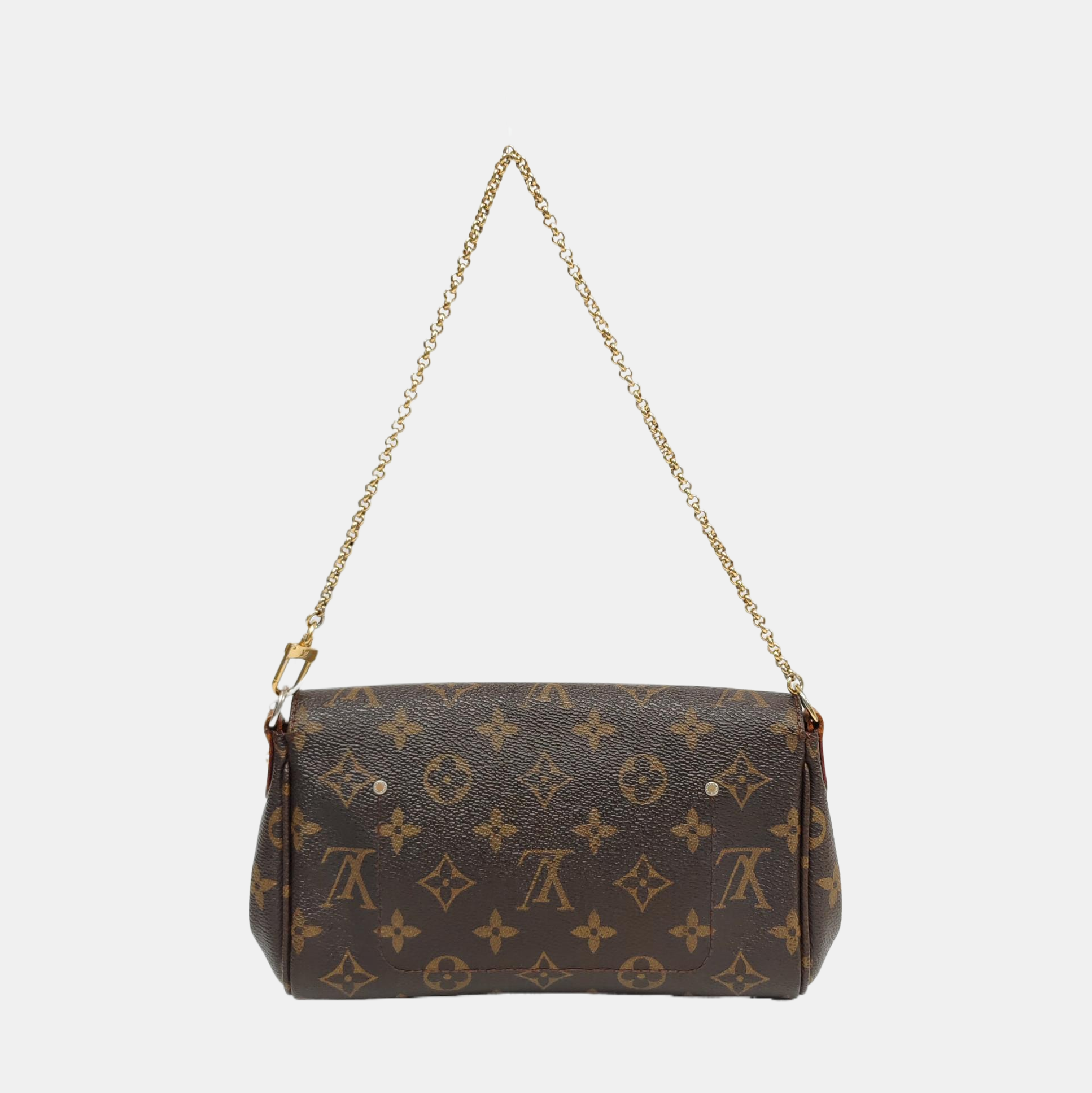 FAVORITE PM Monogram Coated Canvas Brown