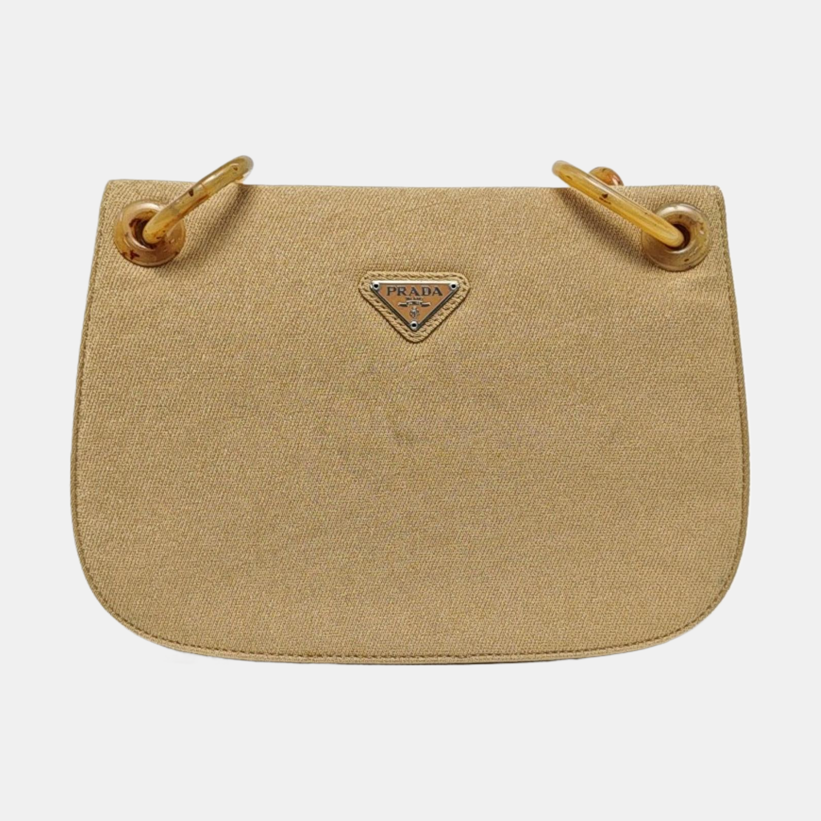 Canvas Shoulder Bag Beige