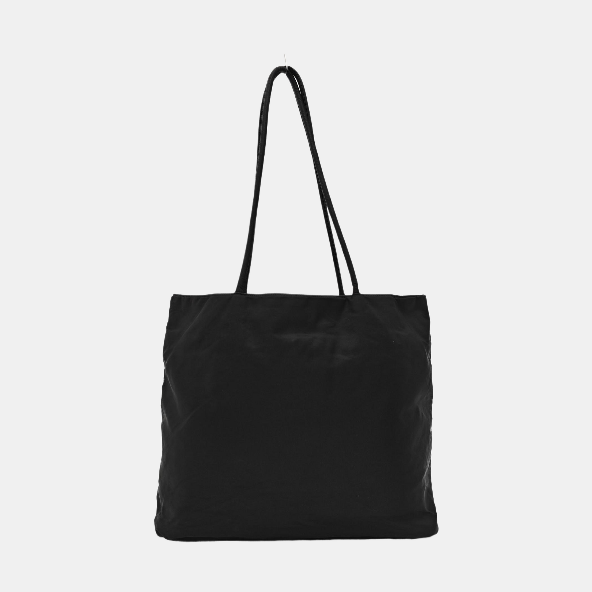 Nylon Shoulder Bag Black