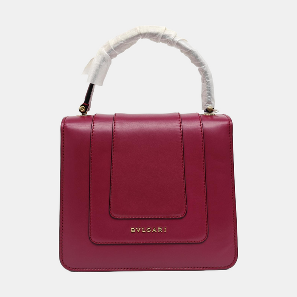 SERPENTI FOREVER Small Calfskin Red