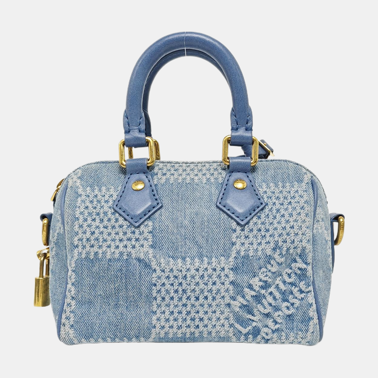 SPEEDY 18 Damier Canvas Blue