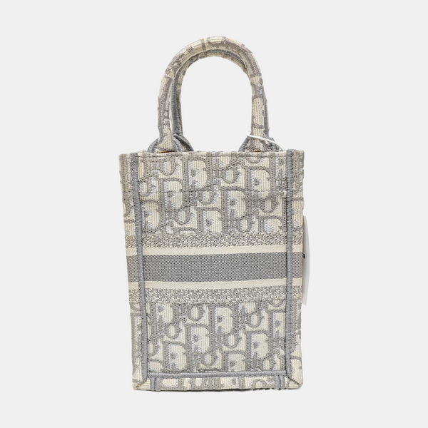 Book Tote Mini Canvas Gray