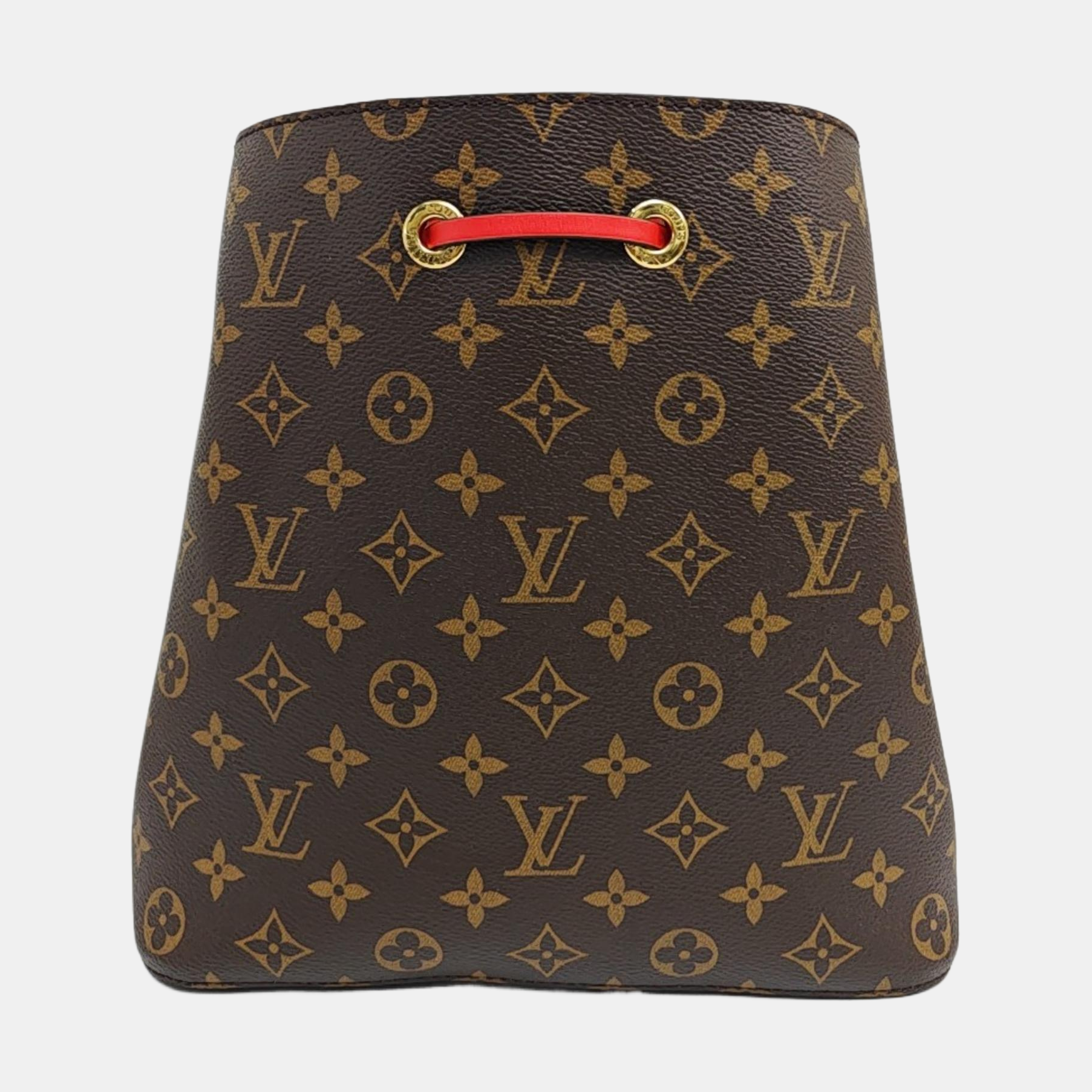 NÉONOÉ MM Monogram Coated Canvas Brown