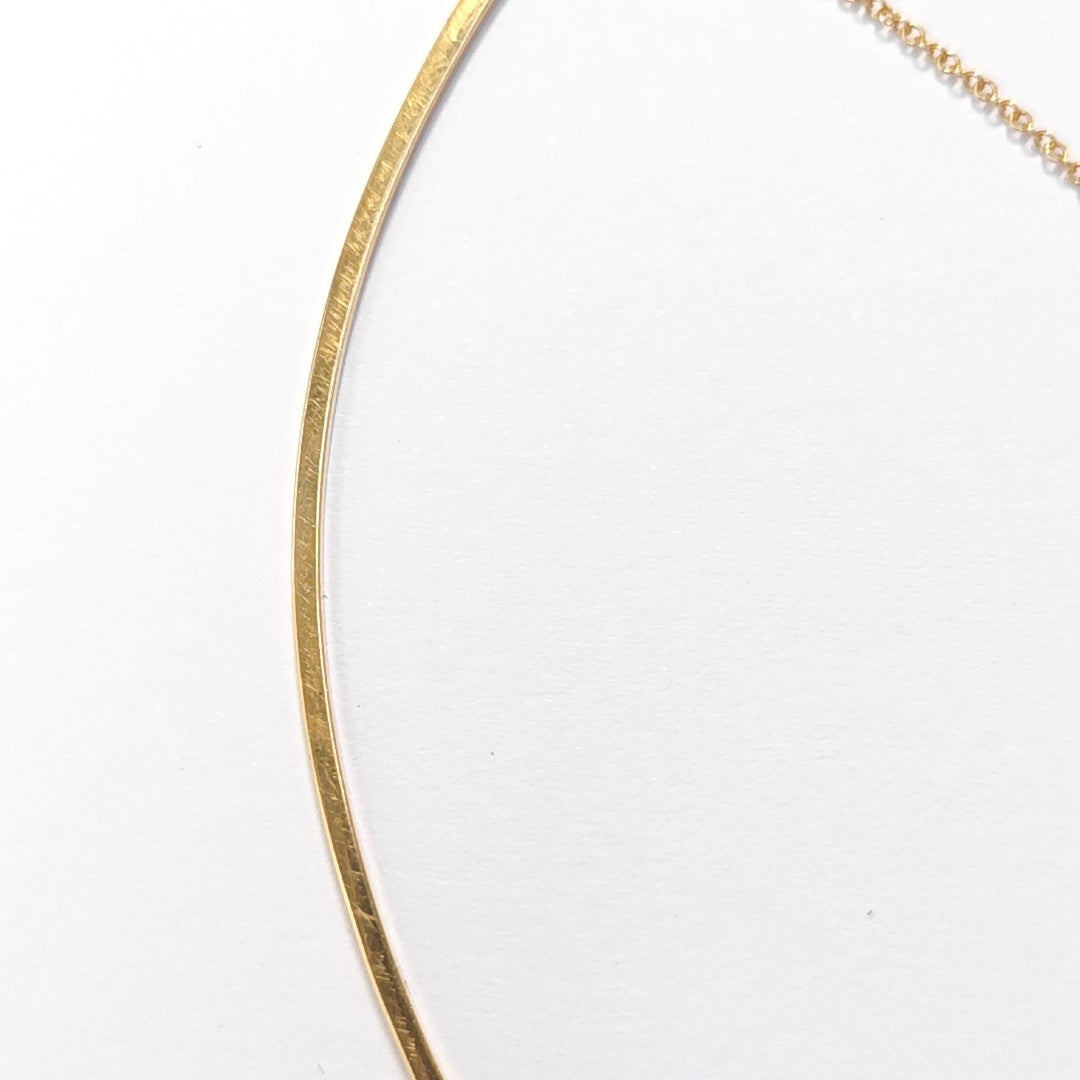 Tiffany T 18k Gold Rose Gold Necklace