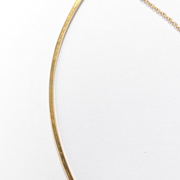 Tiffany T 18k Gold Rose Gold Necklace