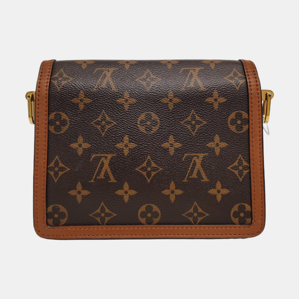 DAUPHINE Mini Coated Canvas Brown