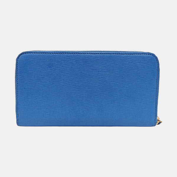 Calfskin Wallet Blue