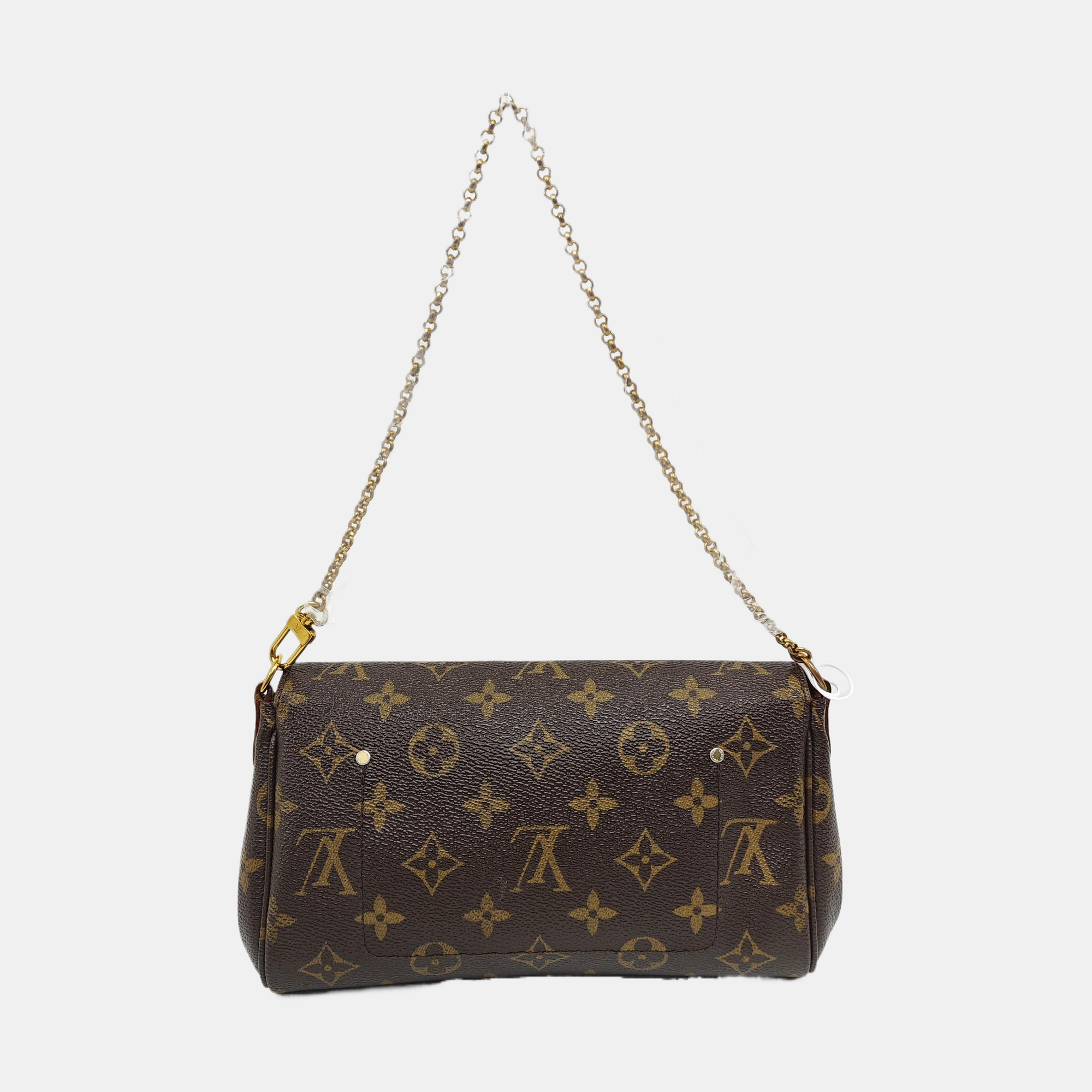 FAVORITE PM Monogram Coated Canvas Brown
