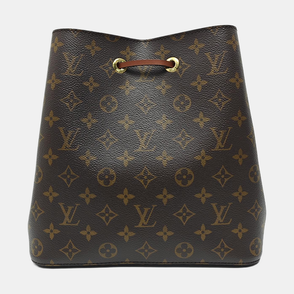 NÉONOÉ MM Monogram Coated Canvas Brown