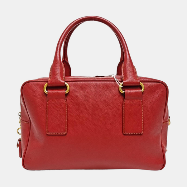 Suitcase Saffiano Calfskin Red