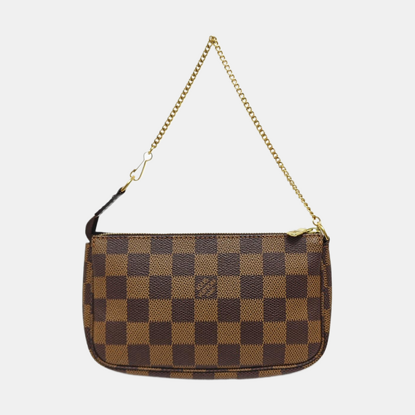 ACCESSOIRES MM Damier Ebene Coated Canvas Brown
