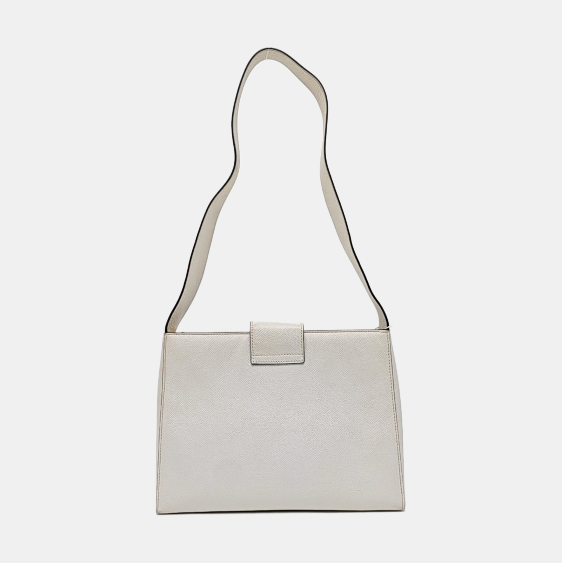 Calfskin Shoulder Bag White