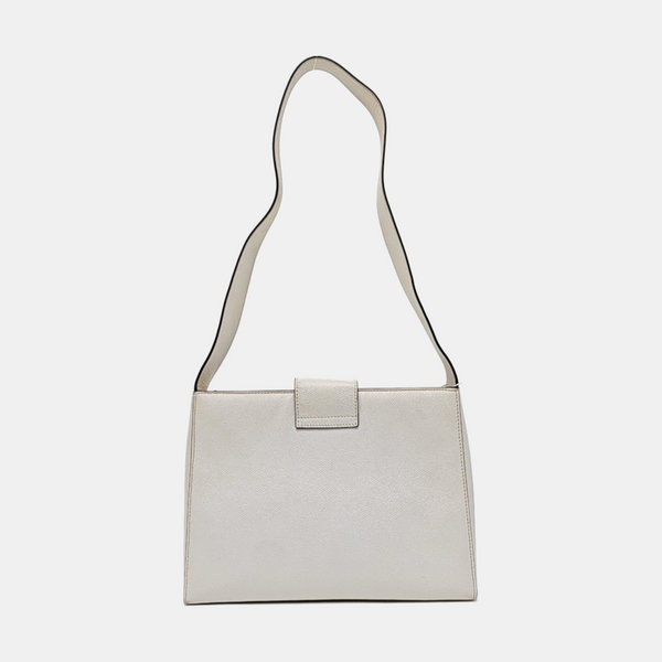 Calfskin Shoulder Bag White