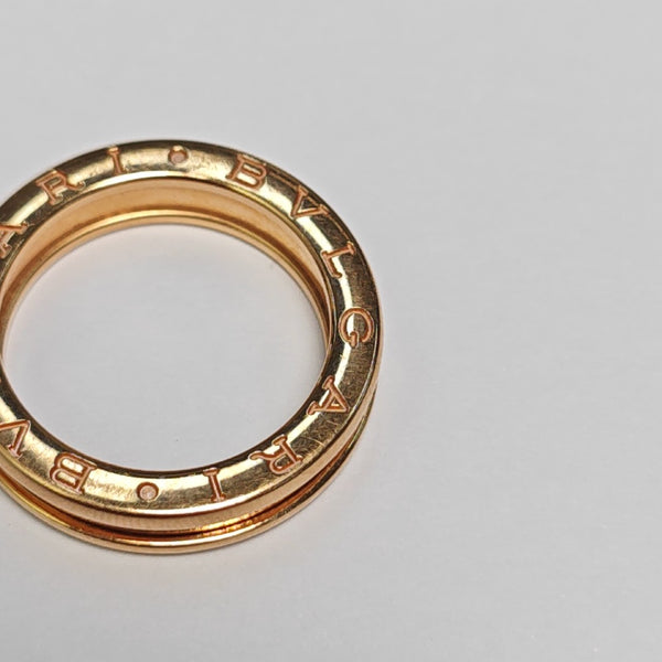 B.ZERO1 18k Rose Gold Ring EU 55