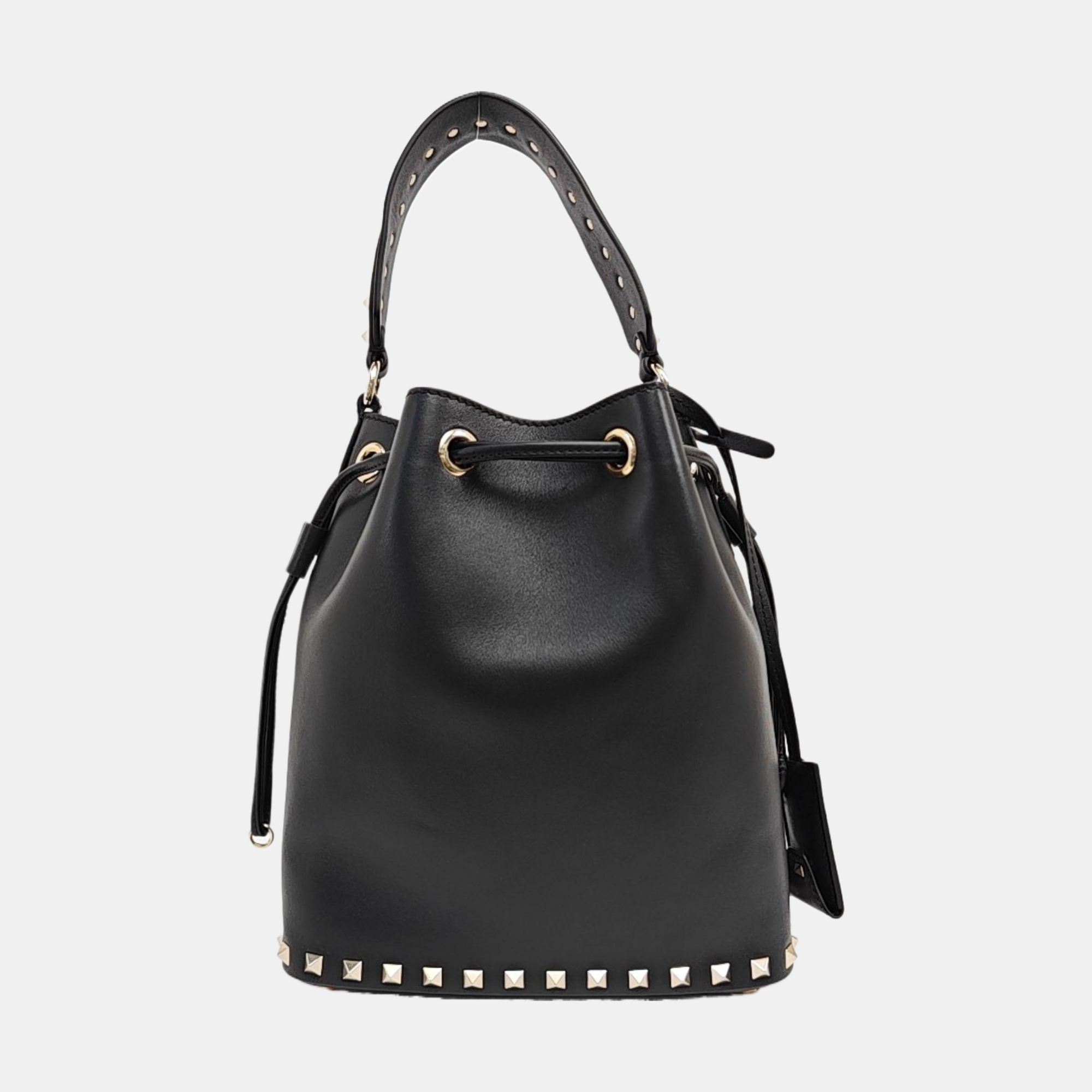 Calfskin Bucket Bag Black