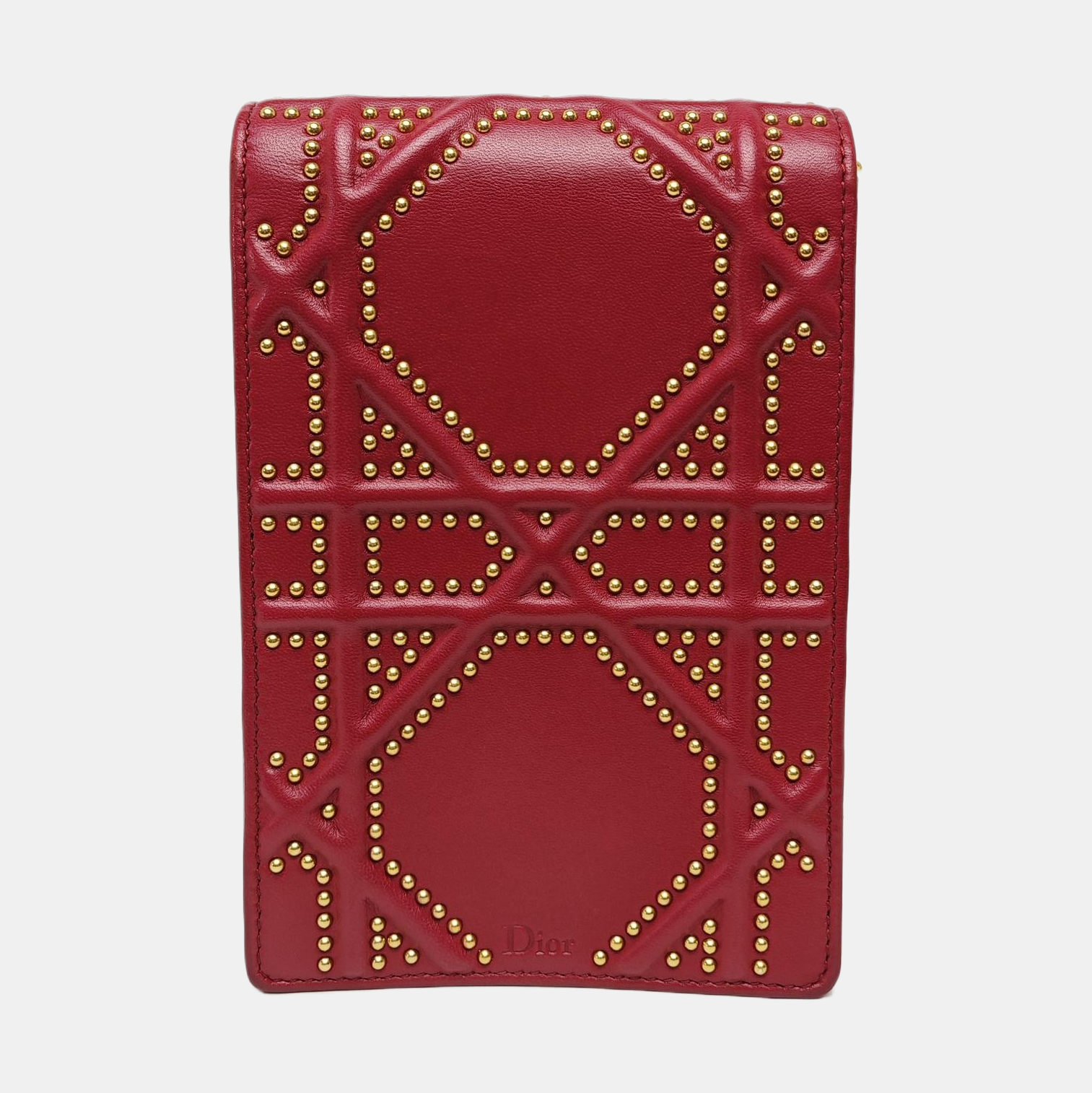 Diorama Cannage Calfskin Red