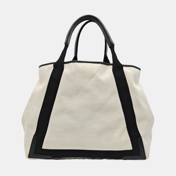 Navy Canvas White