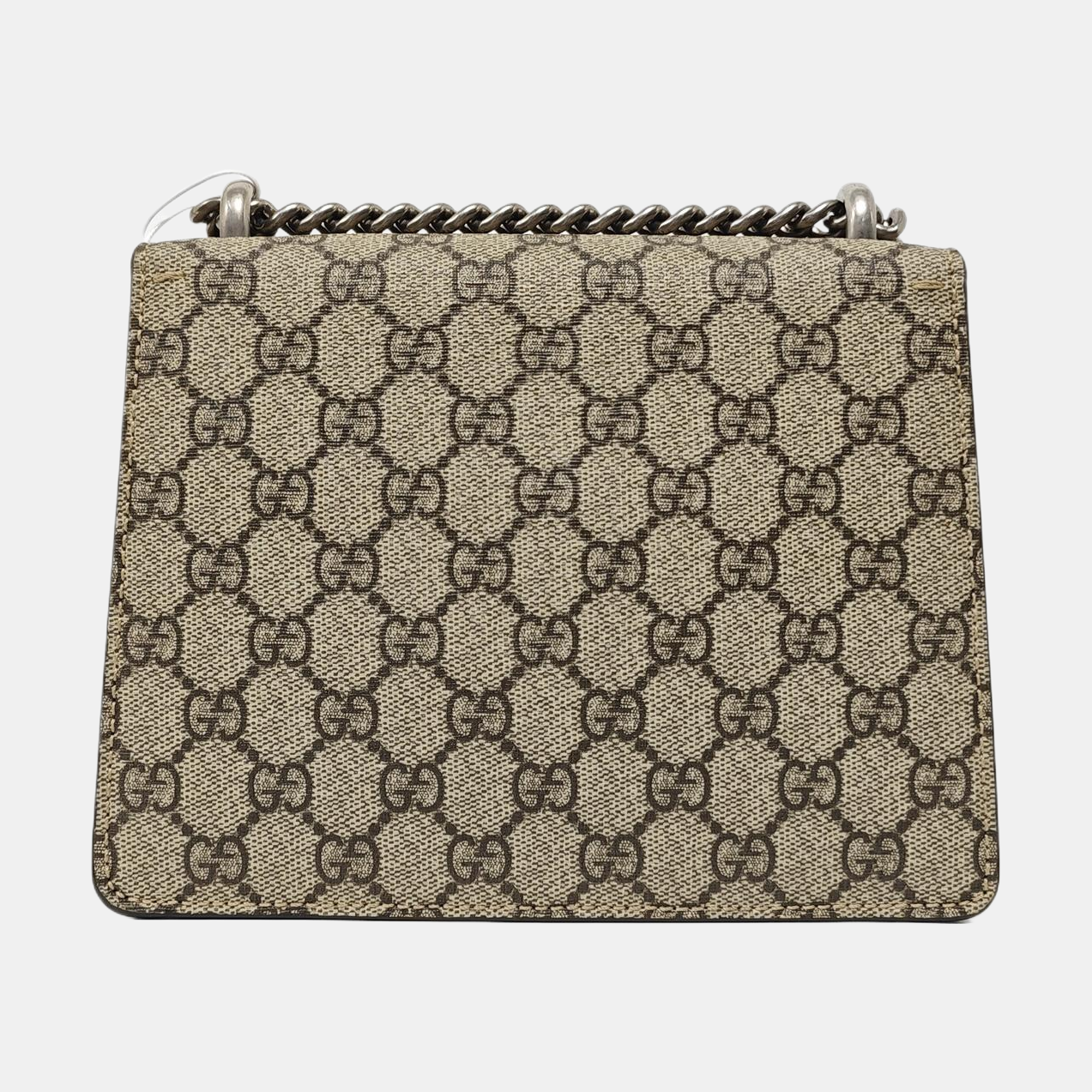 Dionysus Mini Monogram Coated Canvas Beige