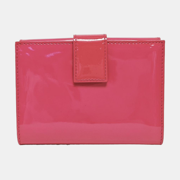 Patent Leather Wallet Pink
