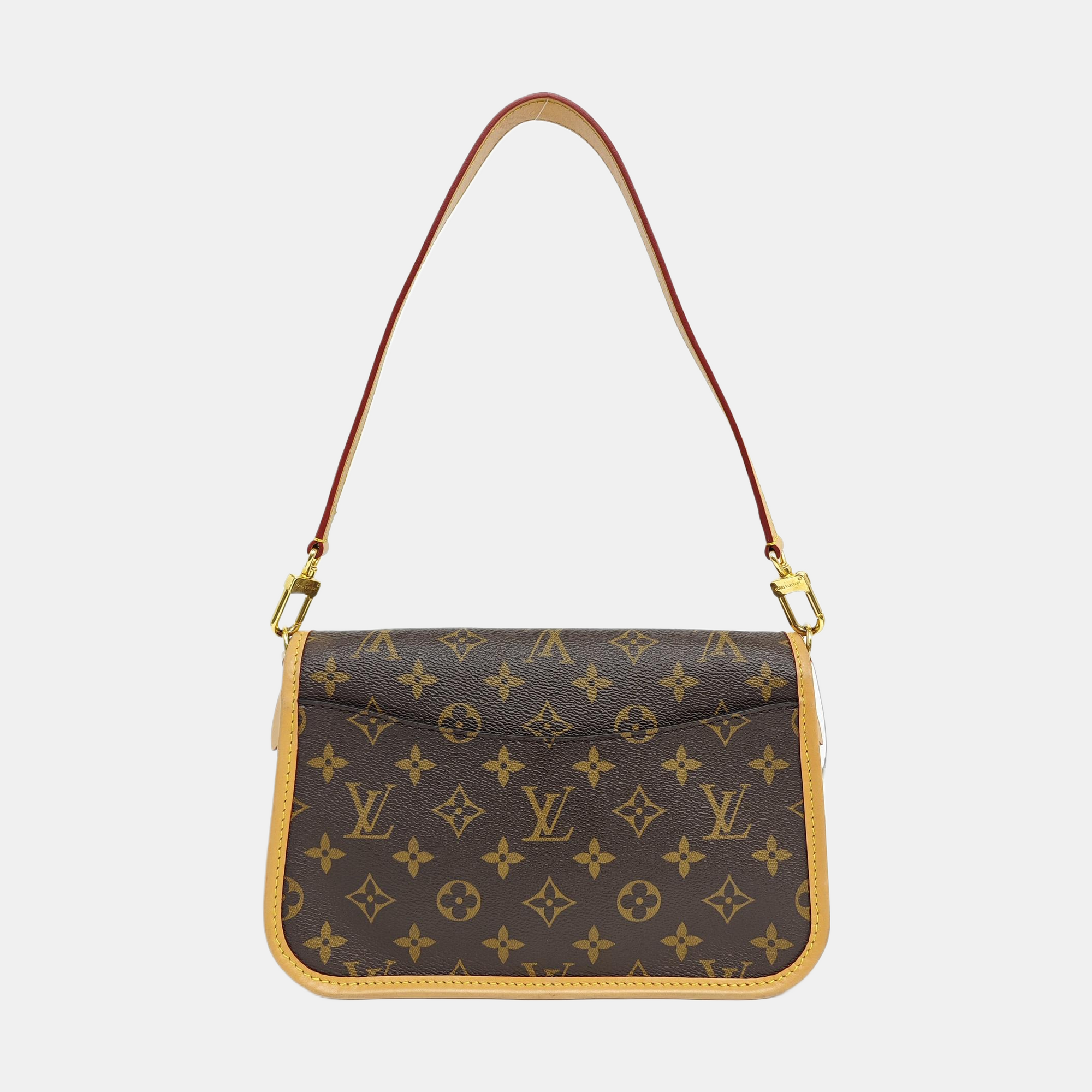 DIANE Monogram Coated Canvas Brown