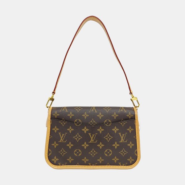 DIANE Monogram Coated Canvas Brown
