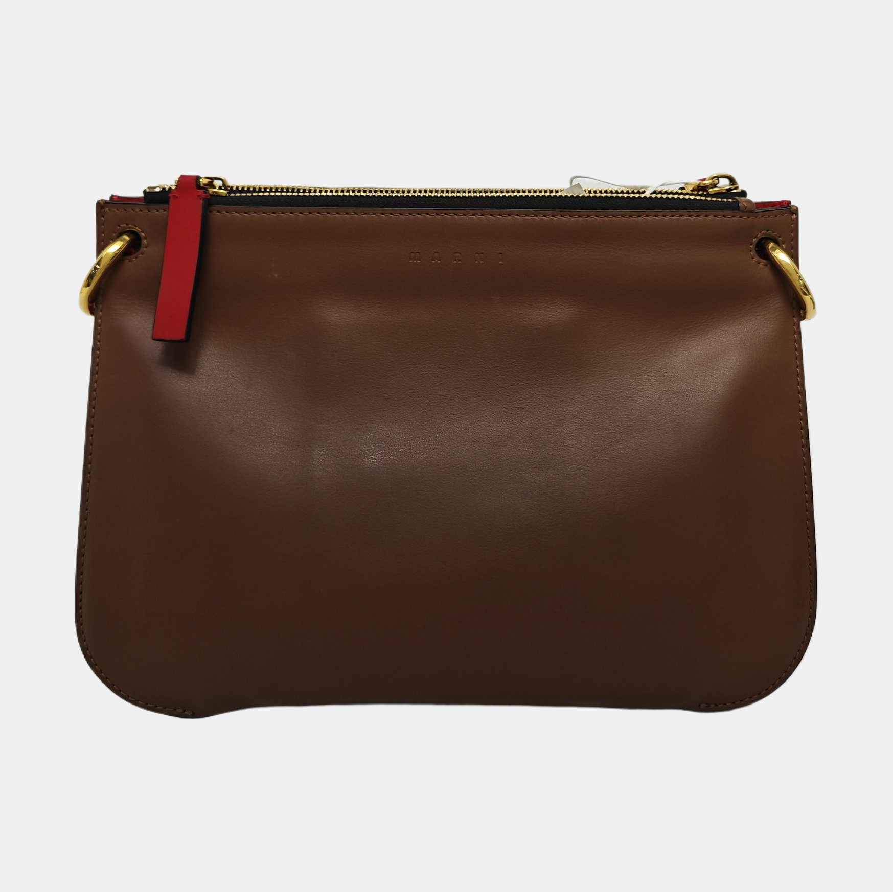 Calfskin Shoulder Bag Red