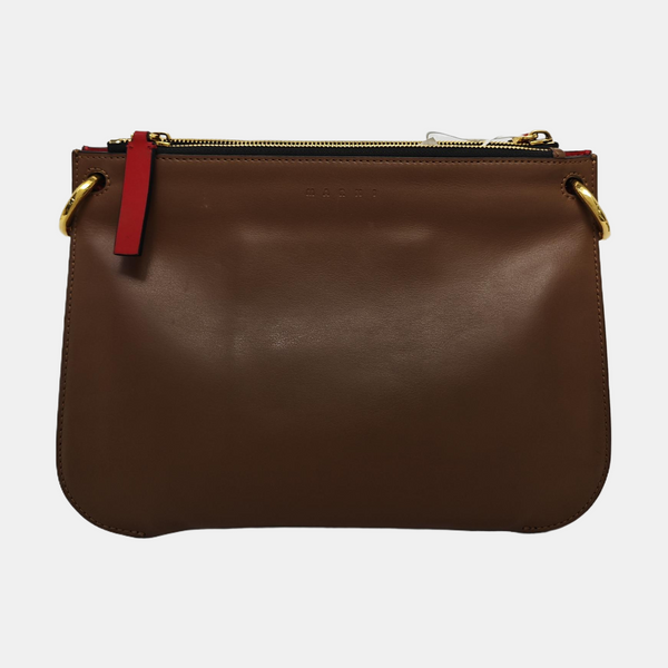 Calfskin Shoulder Bag Red