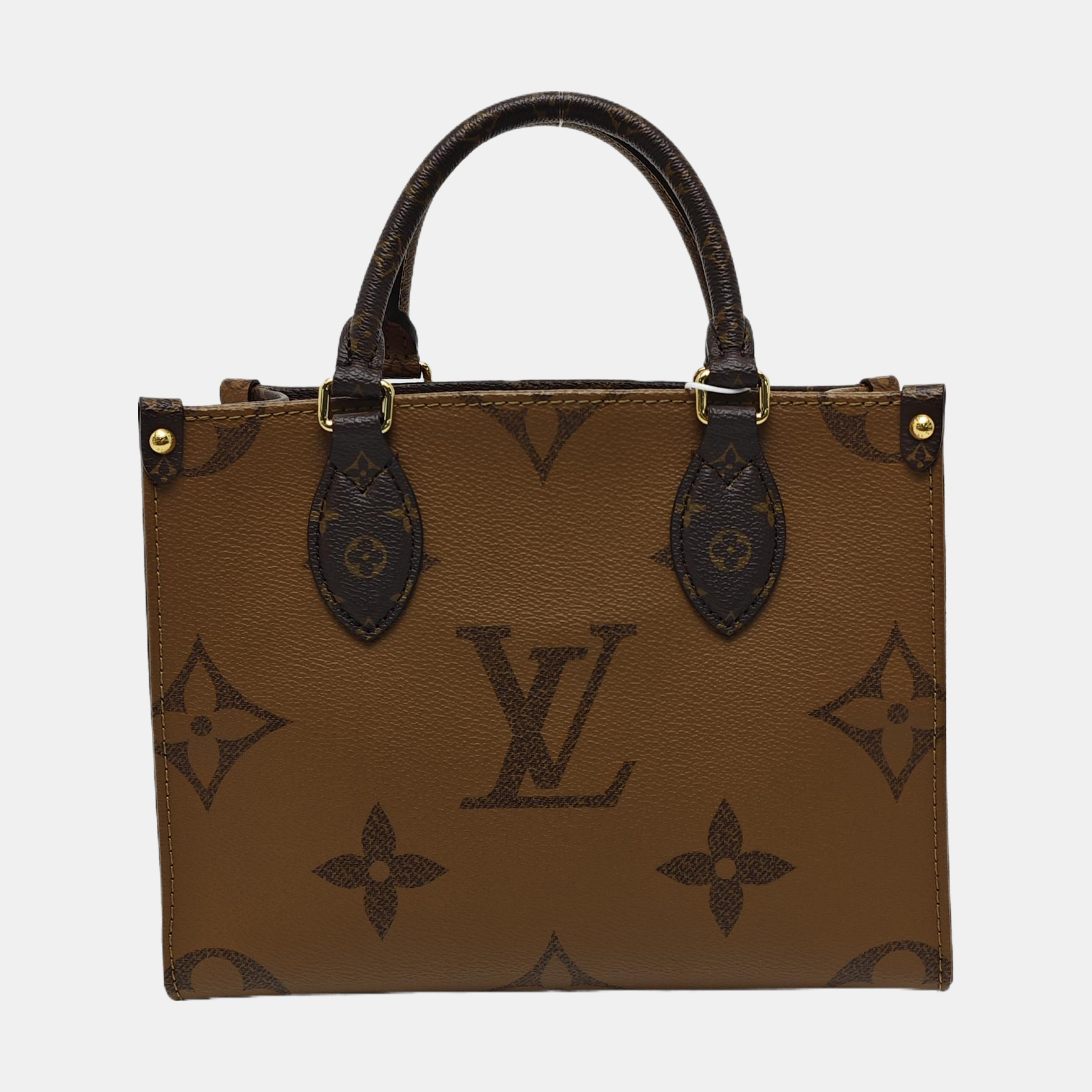 ONTHEGO PM Monogram Coated Canvas Brown