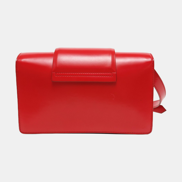 Calfskin Crossbody Bag Red